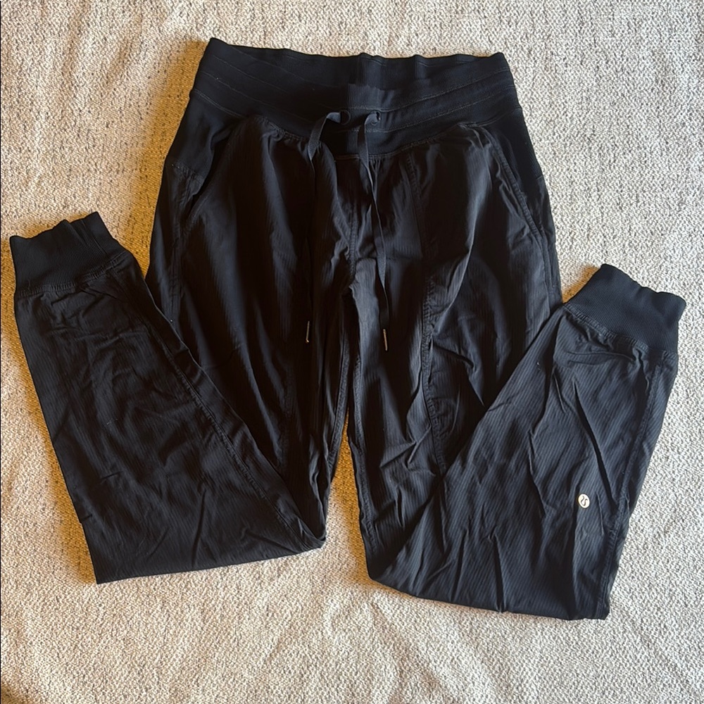 Lululemon Size 4 “Dance Studio” Black Jogger Pants